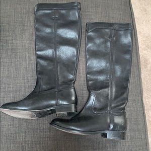 Frye black riding boots Size 7